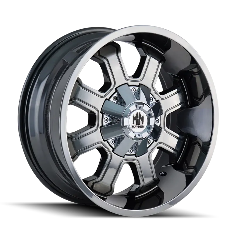 Mayhem 8103 Fierce 20X9 / 5X139.7 Bp / 0Mm Offset / 110Mm Hub Chrome Wheel 1