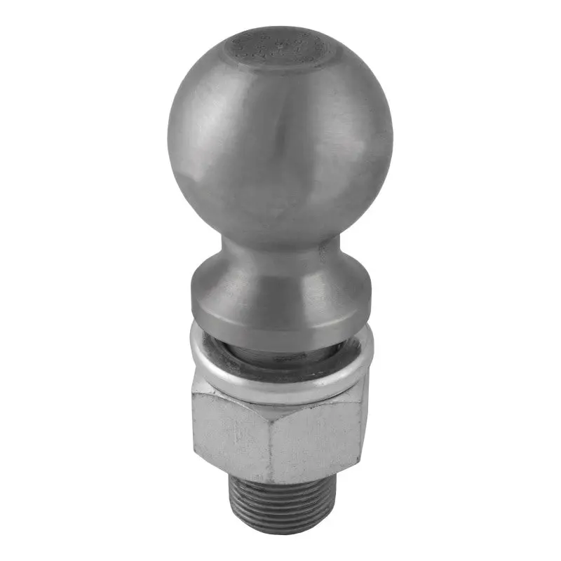 Curt 2-5/16" Heavy-Duty Trailer Hitch Ball – 1-1/4" X 2-5/8" Shank, 30,000 Lb Capacity, Raw Steel Finish 1