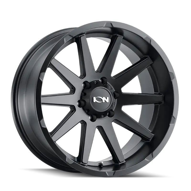 Ion Type 143 Forged Wheel — 20X10", 6X139.7Mm, -19Mm Offset, 106Mm Hub Bore, Matte Black Finish 1