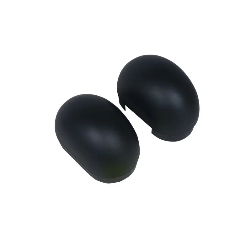 Westin Platinum 4-Inch Oval Tube Step End Cap Kit – Black Finish 1