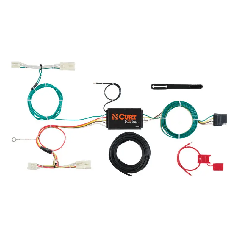 Curt Custom Vehicle Wiring Harness For 2016 Hyundai Elantra – 4-Way Flat Trailer Connector 1