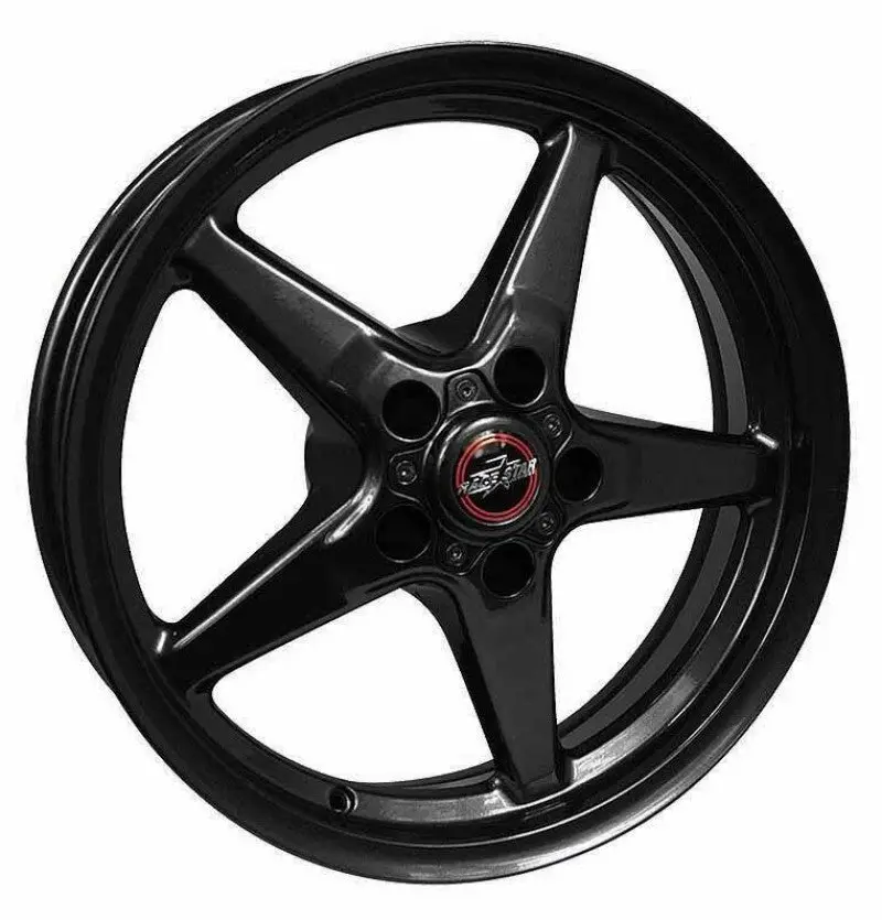 Race Star Drag Star 17X10.5 Wheel – 5X4.50 Bolt Circle, 7.625-Inch Backspace, Gloss Black 1
