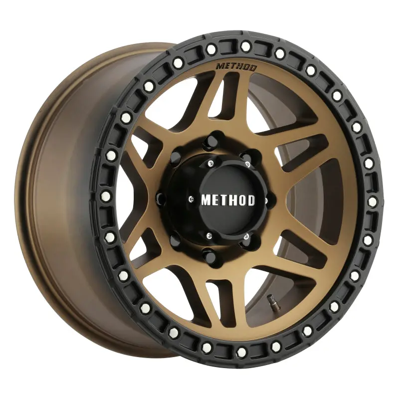 Method Mr312 Bronze/Black Street Loc Wheel – 18X9 Inch, +18Mm Offset, 8X6.5 Bolt Pattern, 130.81Mm Cb 1
