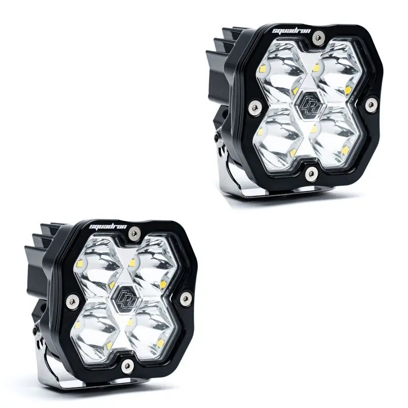 Baja Designs Squadron 2.0 Sport Led Spot Lights — Pair, No Harness Included 1