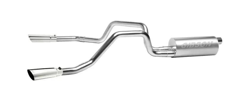 Gibson Dual Split Cat-Back Exhaust For 2014–2018 Chevrolet Silverado 1500 Ltz 6.2L – 3.5"/2.25", Stainless Steel 1