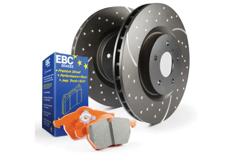 Ebc S8 High-Performance Brake Kit – Orangestuff Pads And Gd Sport Rotors 1