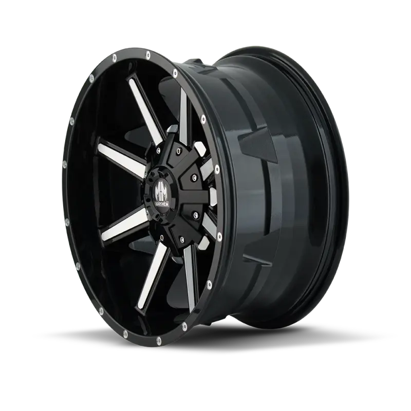 Mayhem Arsenal 18×9 Alloy Wheel – 6×120 Bolt Pattern, +18Mm Offset, 78.1Mm Hub Bore, Black/Machined Face 2