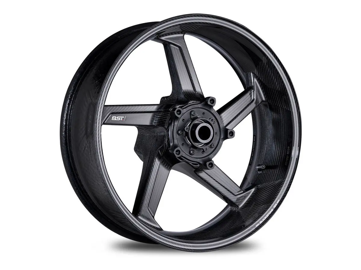 Bst Star Tek Carbon Fiber Rear Wheel – 17X6.0 Inches For 2022+ Suzuki Hayabusa Gsx-R1300 1