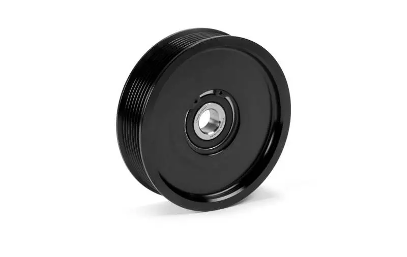 Fleece Performance Upper Fan Pulley Idler For 2003–2018 Dodge Ram 2500/3500 Cummins – Black Contrast Finish 1