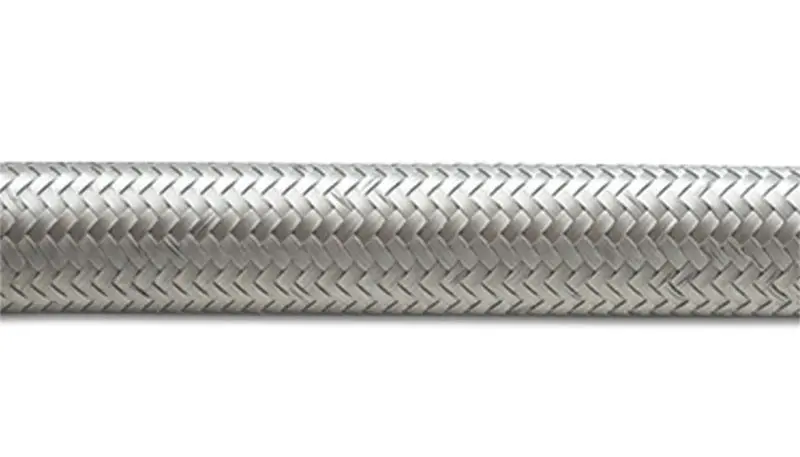 Vibrant -8 An Stainless Steel Braided Flexible Hose – 20-Foot Roll 1
