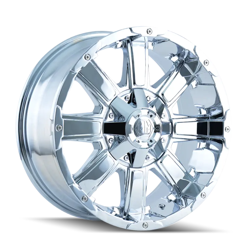 Mayhem 8030 Chaos Chrome Wheel – 22X12, 8X165.1 Bolt Pattern, -44Mm Offset, 130.8Mm Hub Bore 1