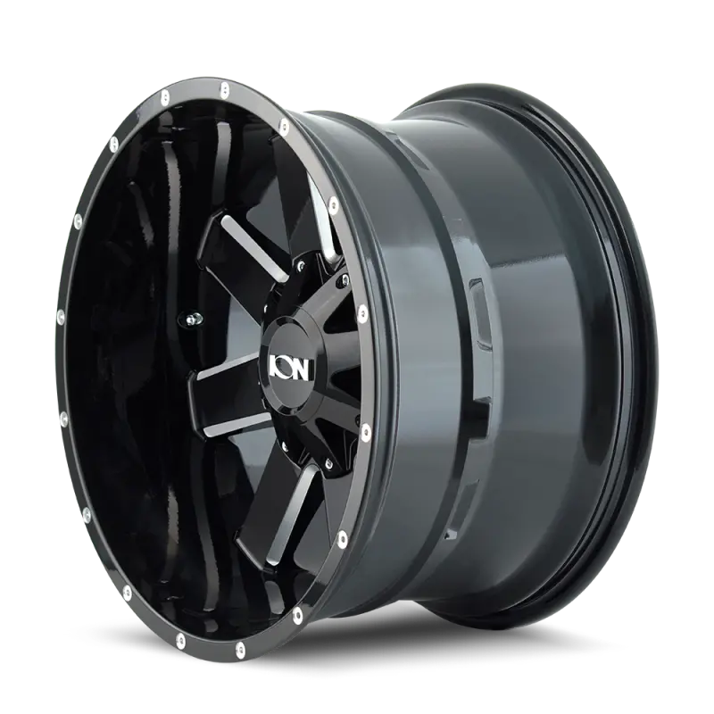 Ion Type 141 Gloss Black Milled Wheel — 18X9, 5X150, +18Mm Offset, 110Mm Hub Bore 2