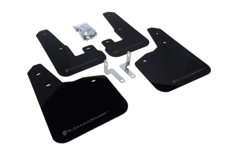 Rally Armor Ur Series Black Mud Flaps With Grey Logo – Fits 2010+ Subaru Legacy 1
