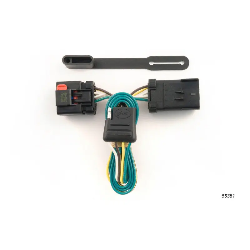 Curt Custom Vehicle Wiring Harness – 4-Way Flat Trailer Connector For 2007–2008 Dodge Ram 1500 Van 1