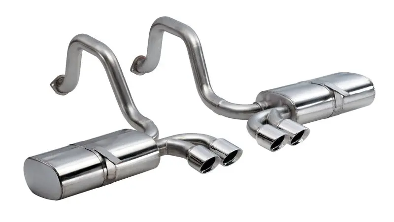 Corsa 97-04 Chevrolet Corvette C5 Z06 5.7L V8 Polished Sport Axle-Back Exhaust 1