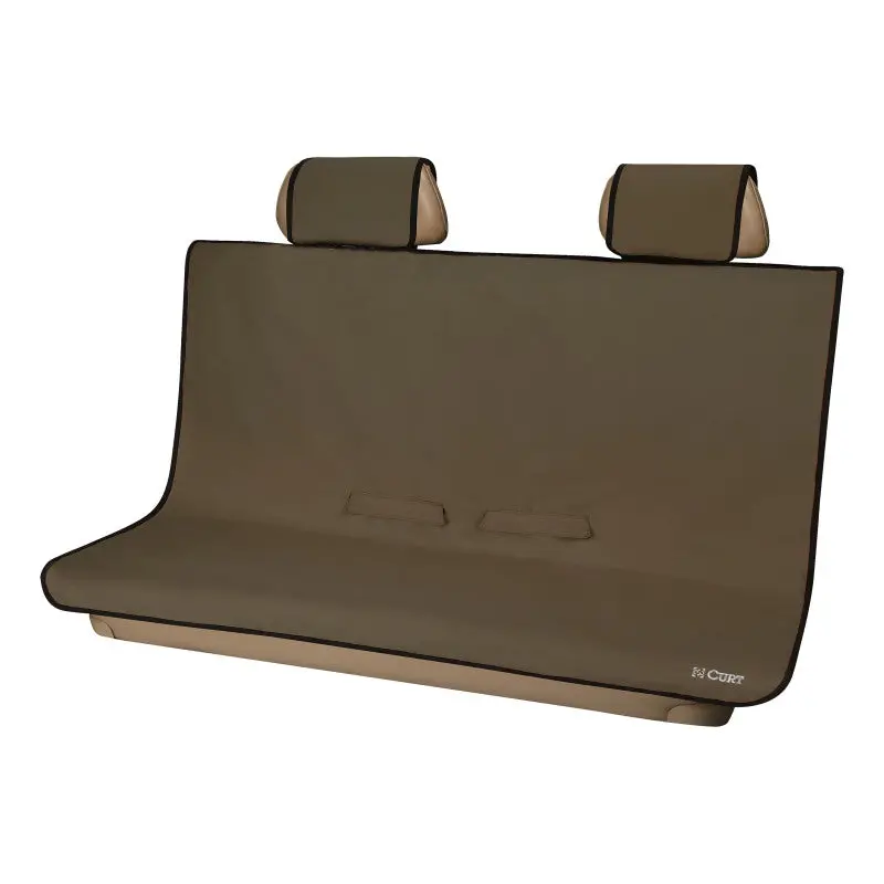 Curt Seat Defender 58In X 55In Removable Waterproof Brown Bench Seat Cover 1