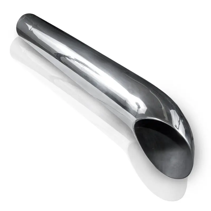 Stainless Works 2.5-Inch Id Inlet Turn-Down Muffler 1