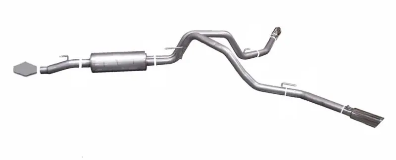 Gibson Dual Exhaust System – Stainless Steel Cat-Back For 2011–2014 Ford F-150 Fx4 (5.0L V8) 1