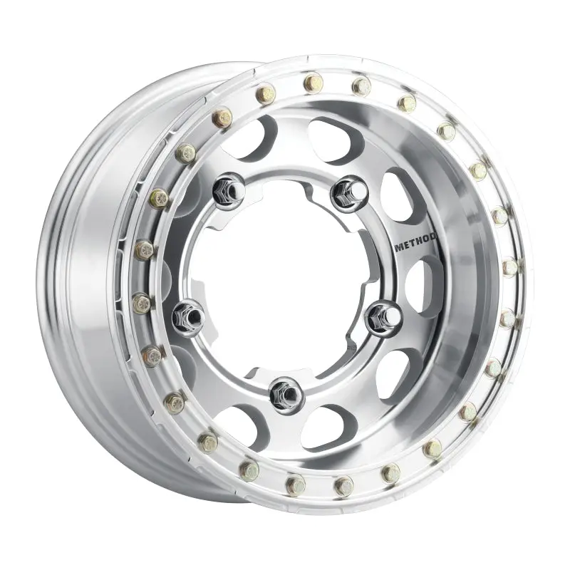 Method Mr103 Buggy Beadlock Wheel — 15X7, -25Mm Offset, 5X205 Bolt Pattern, 160Mm Centerbore, Raw Machined Finish 2