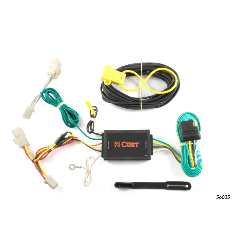Curt 09-10 Pontiac Vibe Custom Wiring Harness (4-Way Flat Output) 1