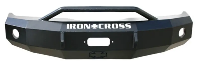 Iron Cross Heavy-Duty Push Bar Front Bumper – Primer-Finished, Fits 1997–2002 Dodge Ram 2500/3500 (Non-Sport Models) 1