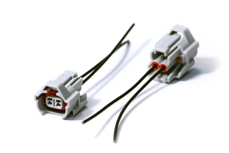 Injector Dynamics Denso Female Pigtail Connector Kit – Oem-Style Wiring Harness Adapter 1