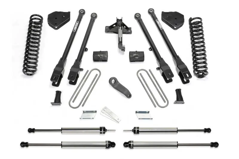 Fabtech 6-Inch 4-Link Lift System With Dual-Mode Shocks For 2017–2019 Ford F-250/F-350 4Wd Gas Models 1