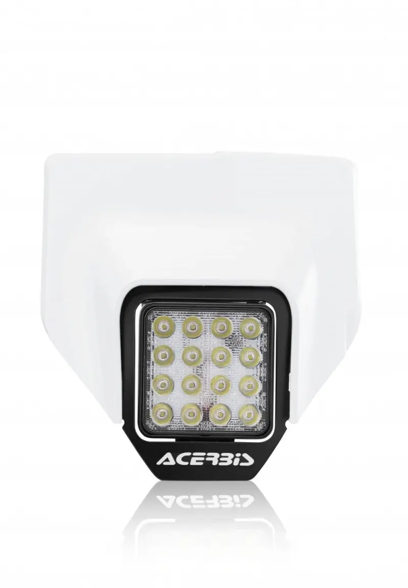 Acerbis Vsl Led Headlight For Husqvarna Te/Fe/501 Series – 20-Inch, White Lens, Compatible With 2020–2023 Models 1