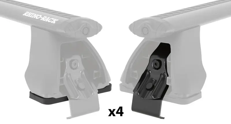 Rhino-Rack 2500 Series Half Fitting Kit – Includes 2 Pads & 2 Clamps 1