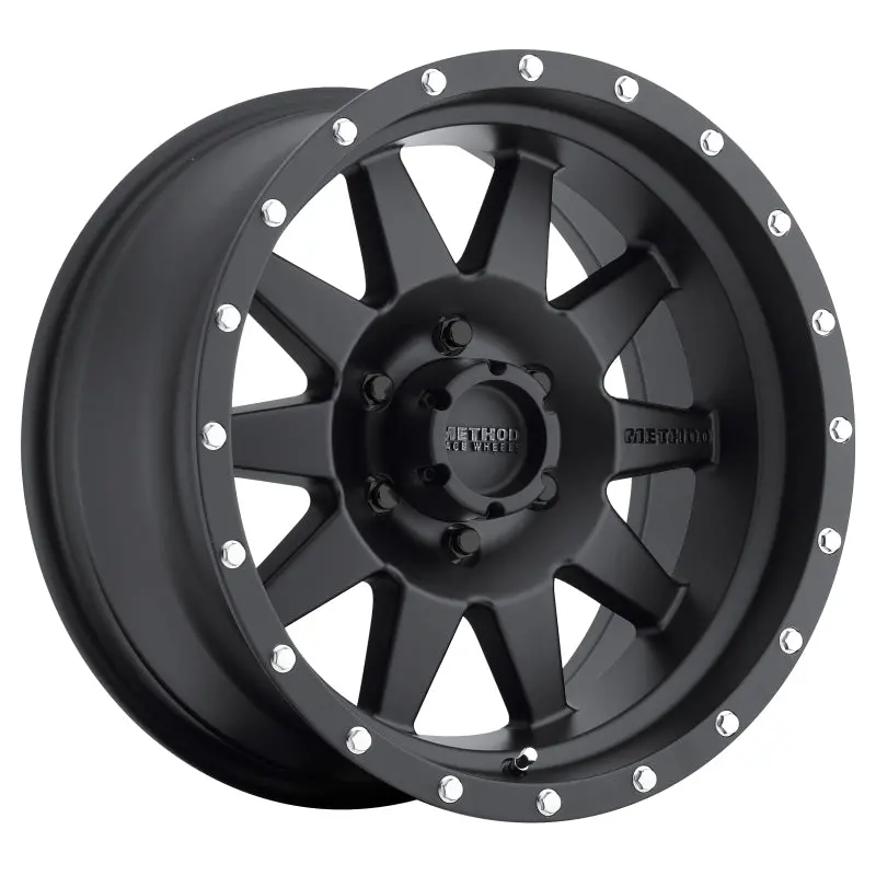 Method Mr301 The Standard 17X9 Matte Black Wheel – 6X5.5, -12Mm Offset, 108Mm Center Bore 1